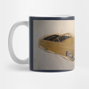 Nice old car yellow Mug